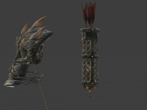 Insurgents Bow - Monster Hunter World 3D Model