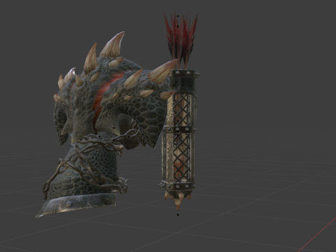 Insurgents Bow - Monster Hunter World 3D Model