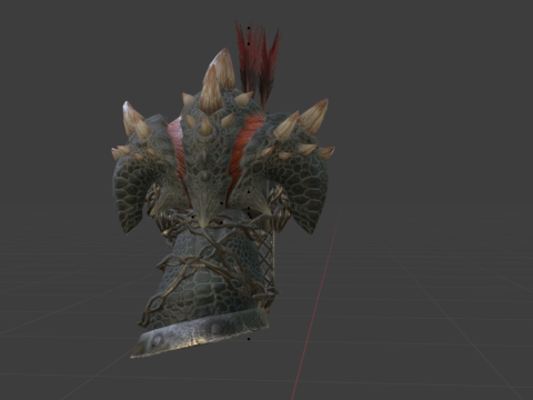 Insurgents Bow - Monster Hunter World 3D Model