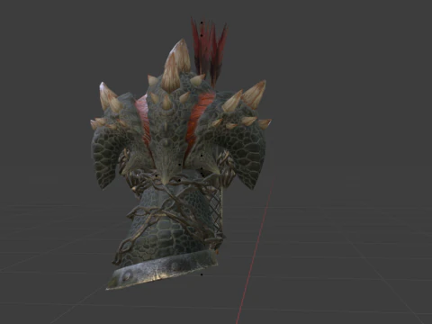 Insurgents Bow - Monster Hunter World 3D Model