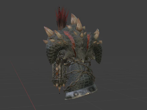 Insurgents Bow - Monster Hunter World 3D Model