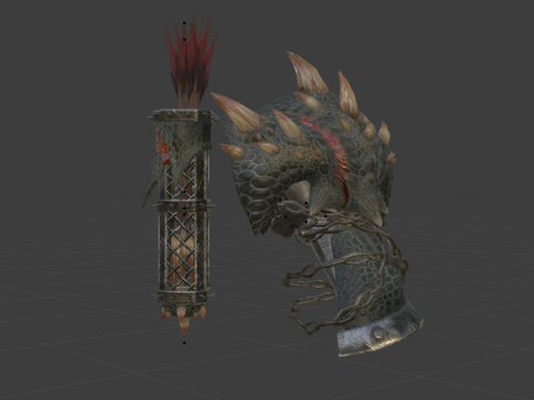 Insurgents Bow - Monster Hunter World 3D Model