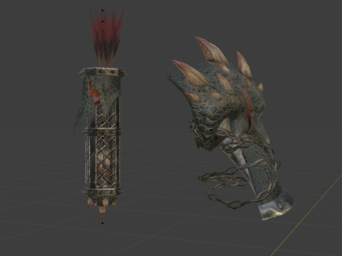 Insurgents Bow - Monster Hunter World 3D Model