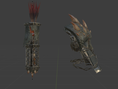 Insurgents Bow - Monster Hunter World 3D Model