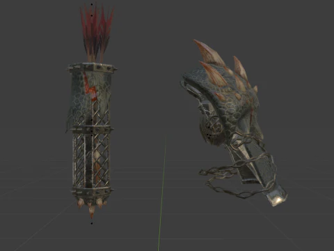 Insurgents Bow - Monster Hunter World 3D Model