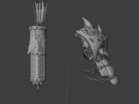 Insurgents Bow - Monster Hunter World 3D Model