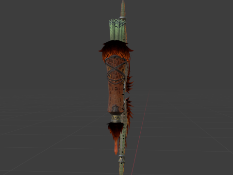 Fellbow Crimson Hail - Monster Hunter World Modelo 3D