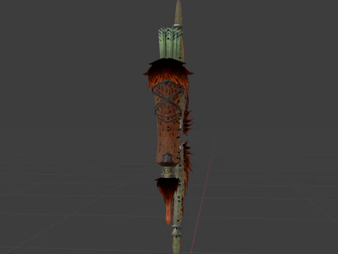 Fellbow Crimson Hail - Monster Hunter World 3D Model