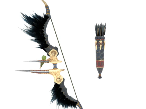 히든보우 - 몬스터헌터 월드 3D 모델