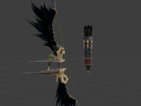 Hidden Bow - Monster Hunter World 3D Model