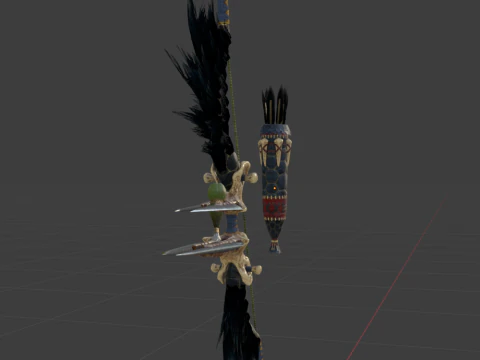 Hidden Bow - Monster Hunter World 3D Model