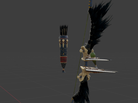 Hidden Bow - Monster Hunter World 3Dモデル