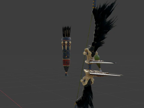 Hidden Bow - Monster Hunter World 3D Model