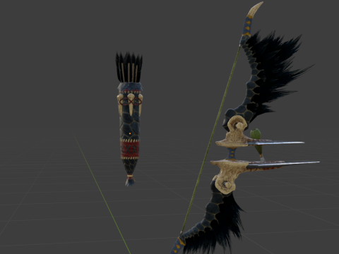 Hidden Bow - Monster Hunter World 3Dモデル