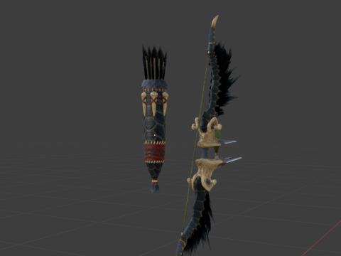 Hidden Bow - Monster Hunter World 3Dモデル