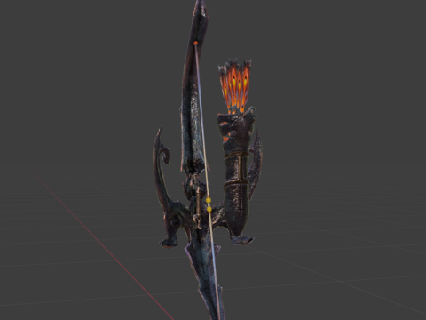 Hydra Planula - Monster Hunter World 3D Model