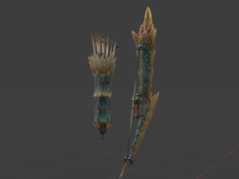 Usurpers Rumble - Monster Hunter World 3D Model