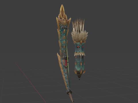 Usurpers Rumble - Monster Hunter World 3D Model