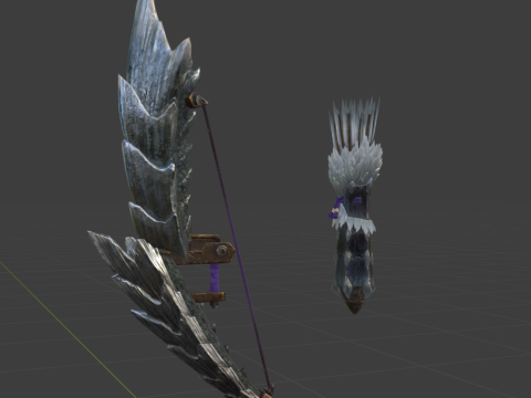 Brimstren Drakesight - Monster Hunter World Modelo 3D
