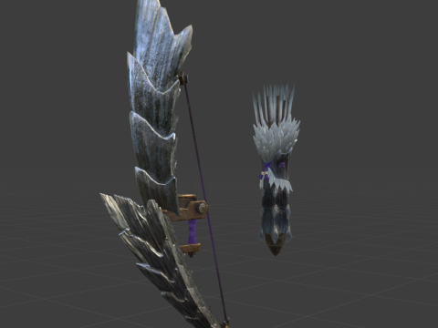 Brimstren Drakesight - Monster Hunter World Modelo 3D
