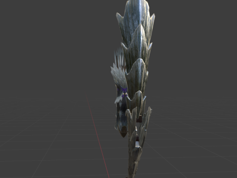Brimstren Drakesight - Monster Hunter World Modelo 3D