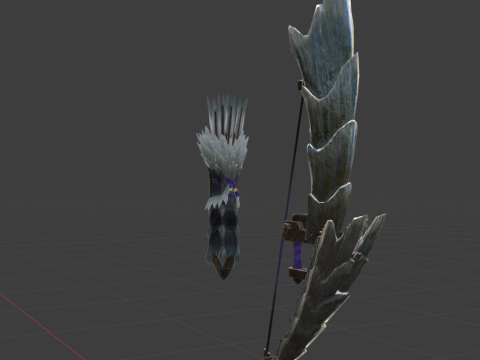 Brimstren Drakesight - Monster Hunter World Modelo 3D