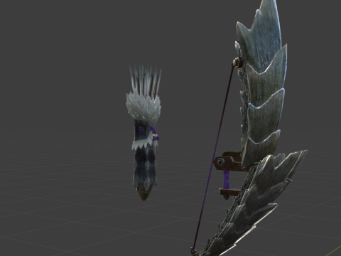 Brimstren Drakesight - Monster Hunter World Modelo 3D