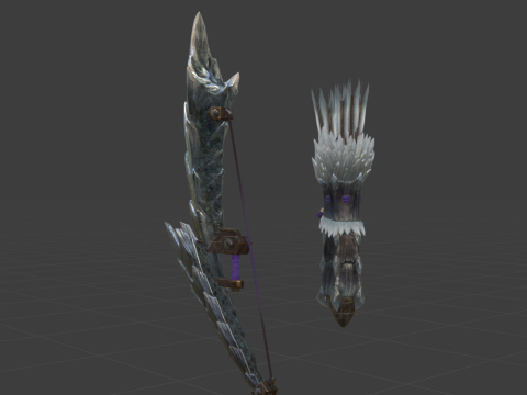 Brimstren Drakesight - Monster Hunter World Modelo 3D