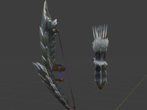 Brimstren Drakesight - Monster Hunter World Modelo 3D