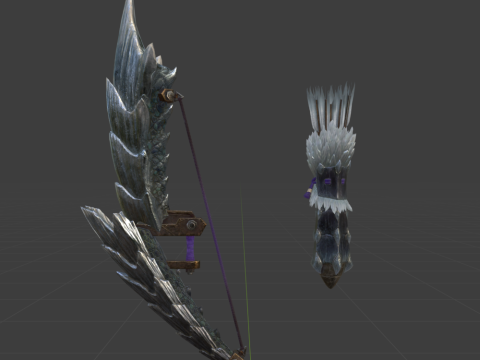 Brimstren Drakesight - Monster Hunter World Modelo 3D