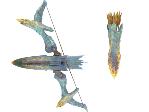 Lightbreak Bow - Monster Hunter World 3D 模型