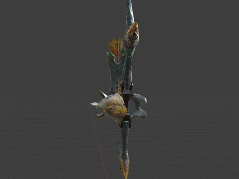 Lightbreak Bow - Monster Hunter World Model 3D