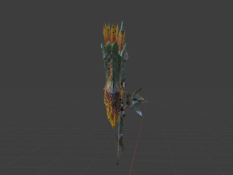 Lightbreak Bow - Monster Hunter World Model 3D