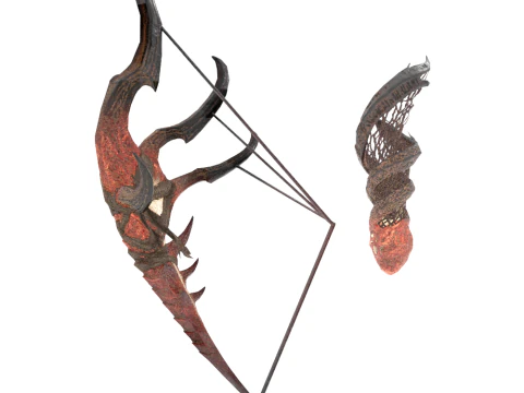 Safis Hellbow - Monster Hunter World Modelo 3D