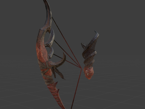 Safis Hellbow - Monster Hunter World 3D Model