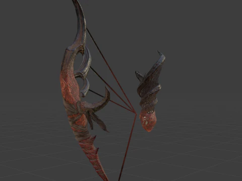 Safis Hellbow - Monster Hunter World 3D Model