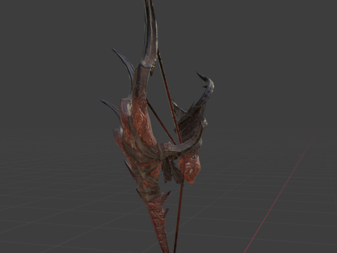 Safis Hellbow - Monster Hunter World 3D Model