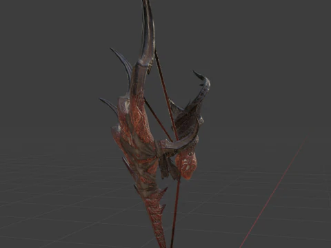 Safis Hellbow - Monster Hunter World 3D Model