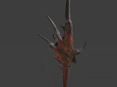 Safis Hellbow - Monster Hunter World 3D Model