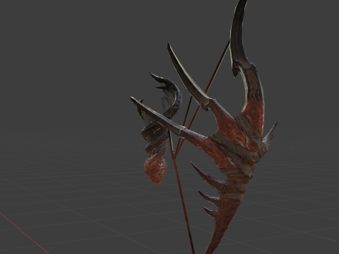 Safis Hellbow - Monster Hunter World 3D Model