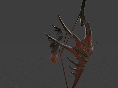 Safis Hellbow - Monster Hunter World 3D Model