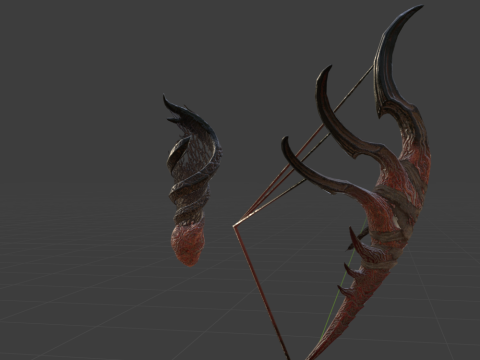 Safis Hellbow - Monster Hunter World 3D Model