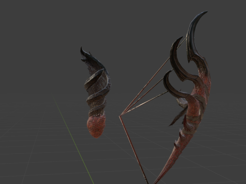 Safis Hellbow - Monster Hunter World 3D Model