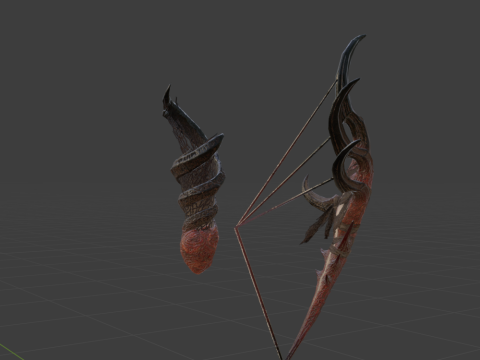 Safis Hellbow - Monster Hunter World 3D Model