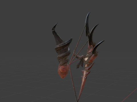 Safis Hellbow - Monster Hunter World 3D Model