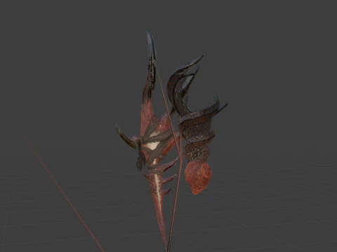 Safis Hellbow - Monster Hunter World 3D Model