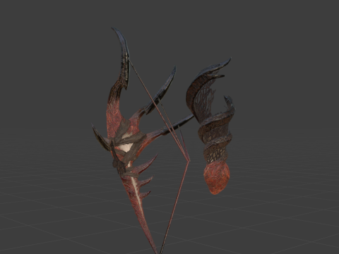 Safis Hellbow - Monster Hunter World 3D Model