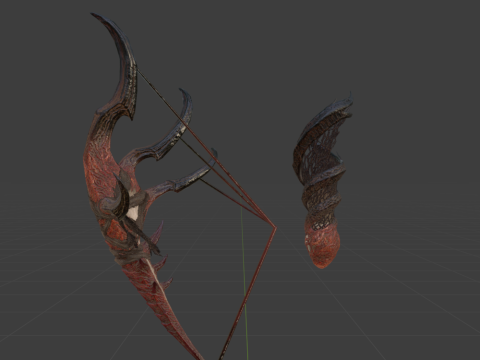 Safis Hellbow - Monster Hunter World 3D Model