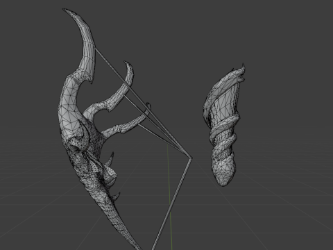Safis Hellbow - Monster Hunter World 3D Model