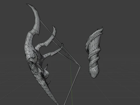 Safis Hellbow - Monster Hunter World 3D Model
